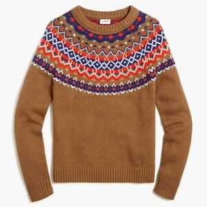 Brown Patterned Sweater
